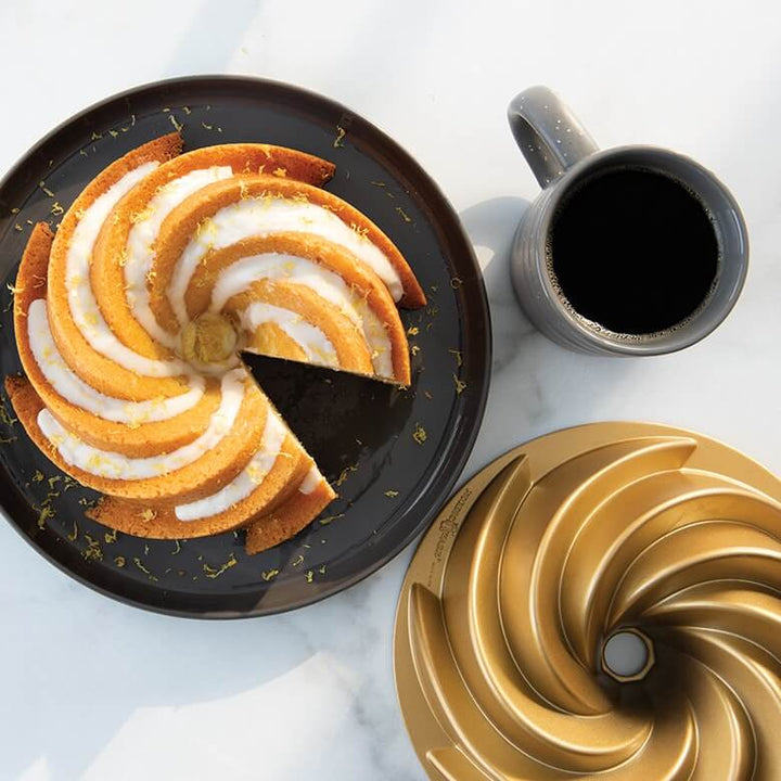 NordicWare Heritage Gold Midi Bundt Pan