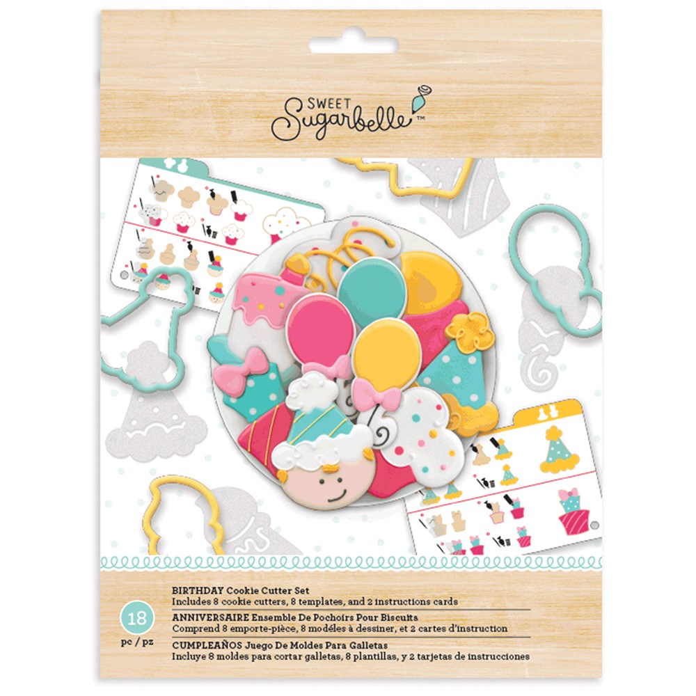 Sweet Sugarbelle Cutters Birthday Set 18pc
