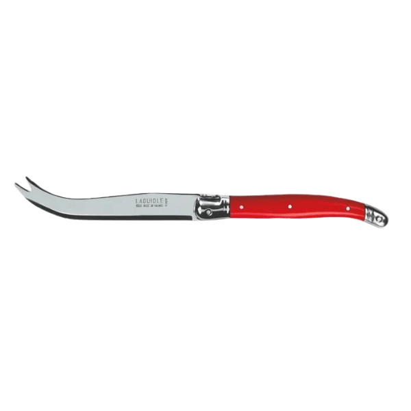 Andre Verdier Laguiole Cheese Knife Bright Red