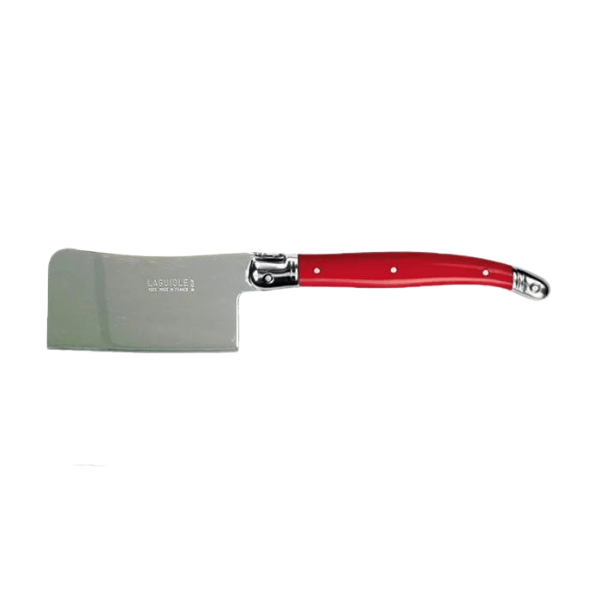 Andre Verdier Laguiole Cheese Cleaver Bright Red