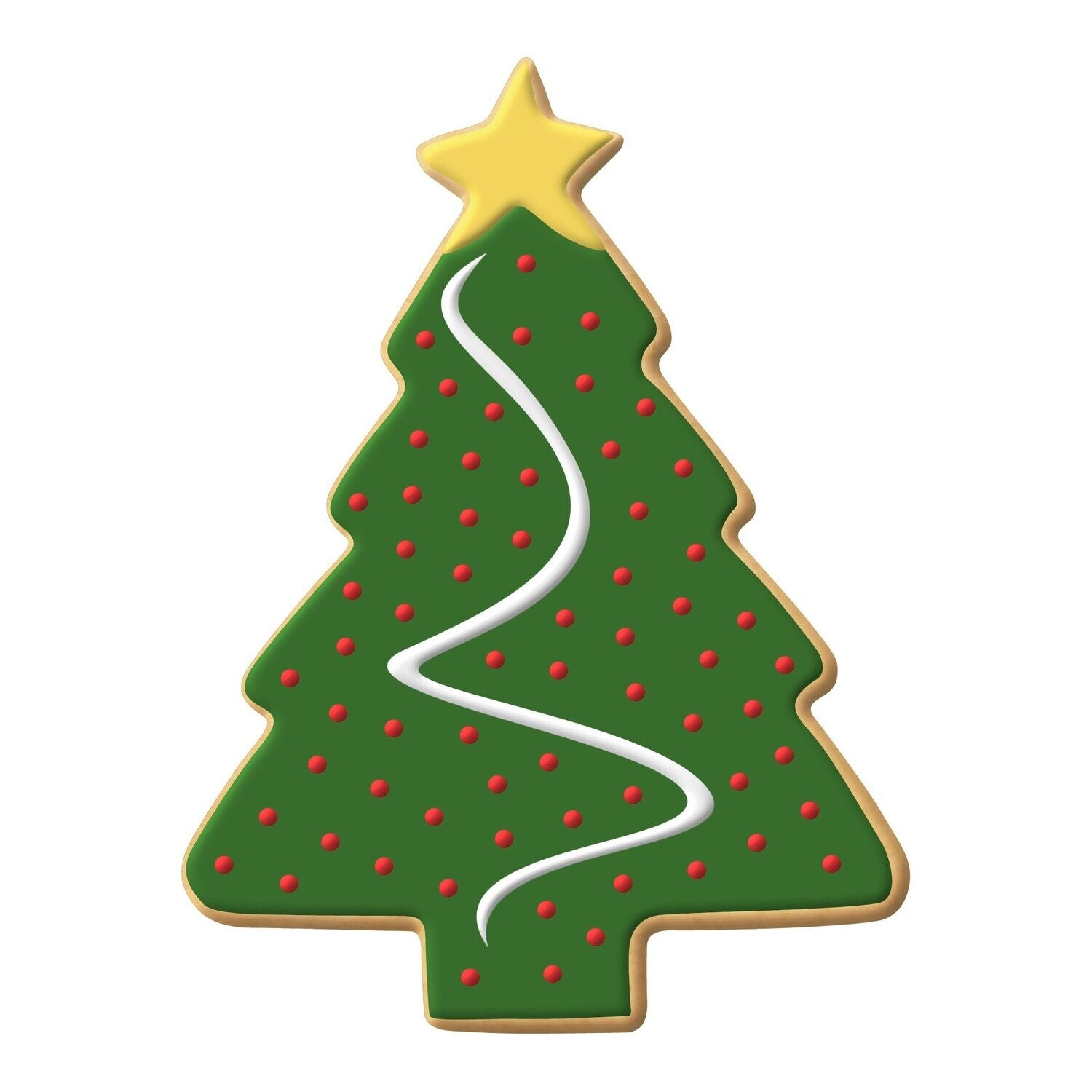 Christmas Tree w/ Star Cookie Cutter