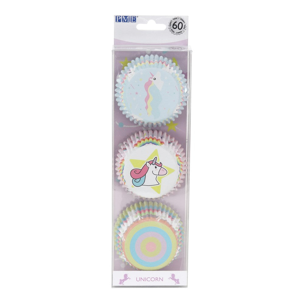 PME Unicorn Cupcake Foil Set 60pk