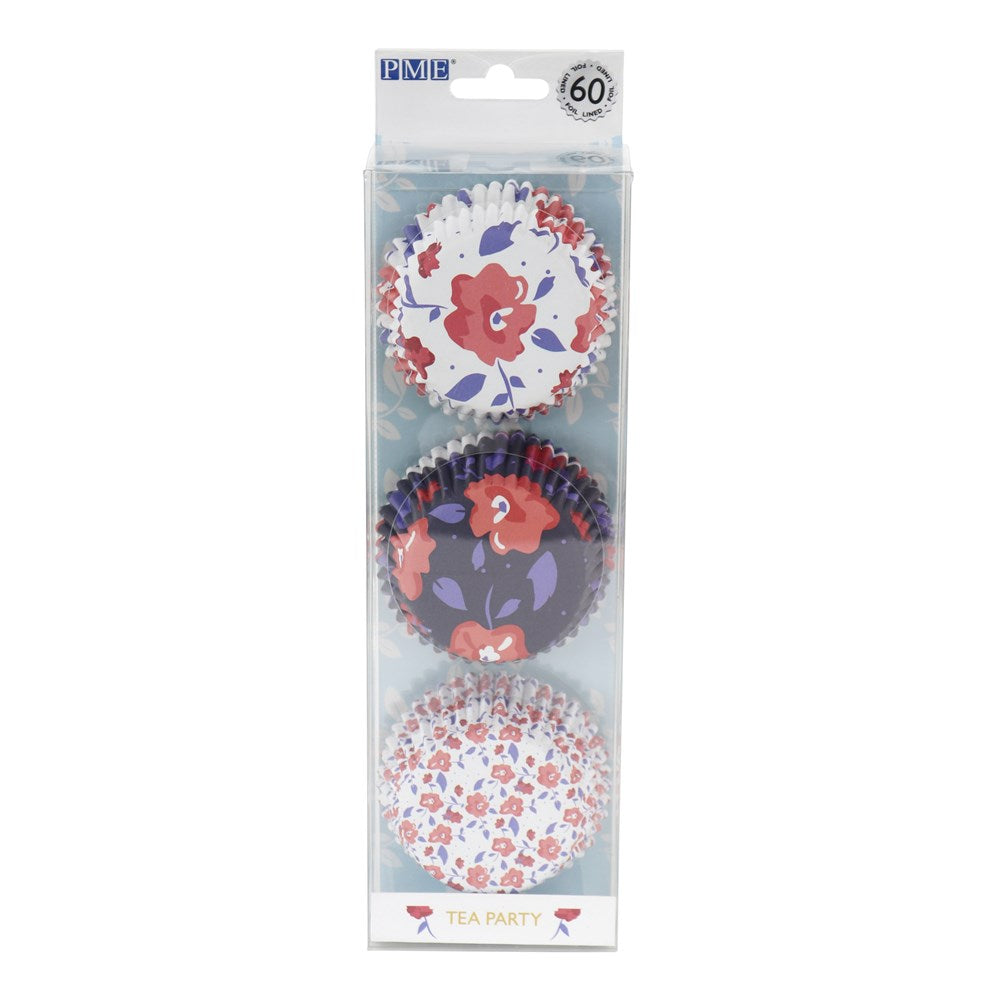 PME Tea Party Cupcake Foil Set 60pk