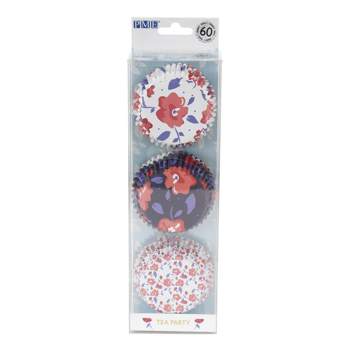 PME Tea Party Cupcake Foil Set 60pk