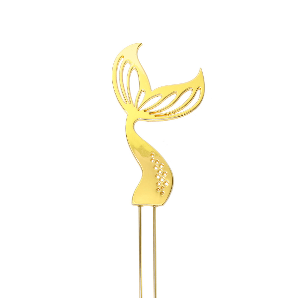 Rose Gold Cake Topper Mermaid's Tail