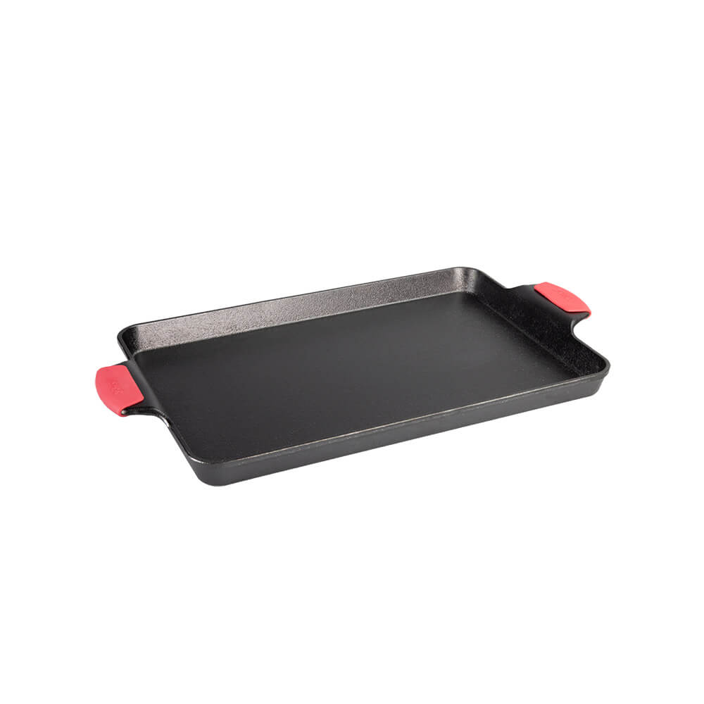 Lodge Cast Iron Baking Tray with Silicone Grips 39x26.5cm