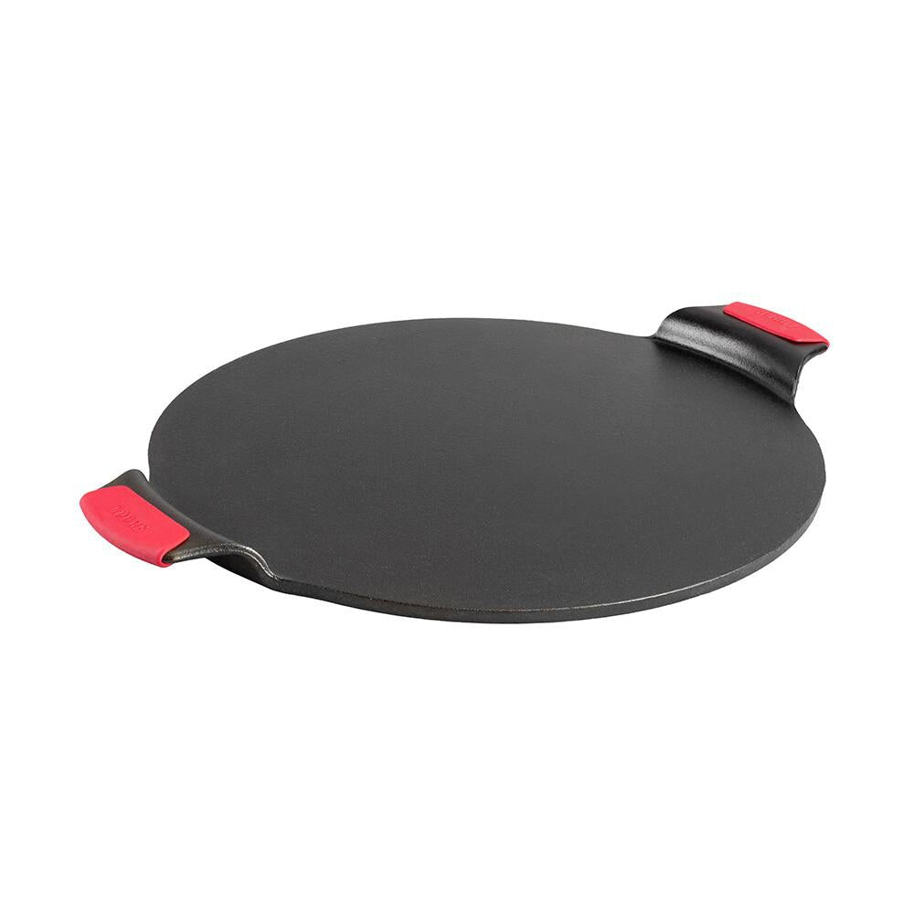 Lodge Cast Iron Pizza Pan 38cm with Silicone Grips
