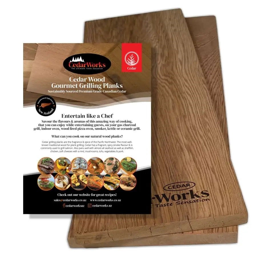 CedarWorks Grilling Planks 45cm 2pce