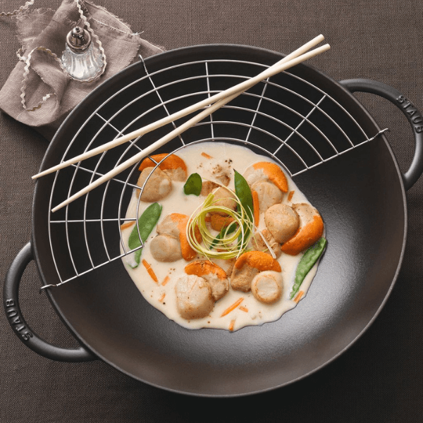 Staub Wok 37cm Matte Black