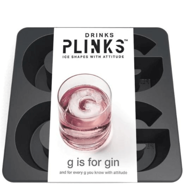 DrinksPlinks Letter Ice Mould: G for Gin