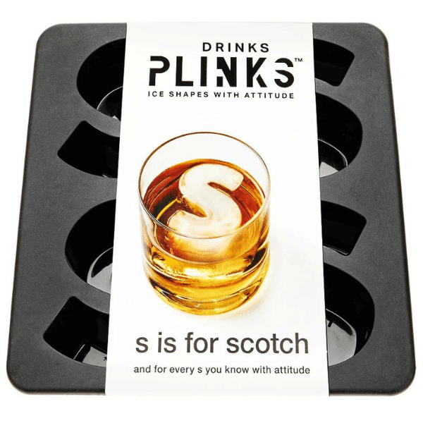 DrinksPlinks Letter Ice Mould: S for Scotch
