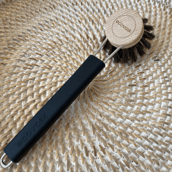 Ecovask Dish Brush Natural Black
