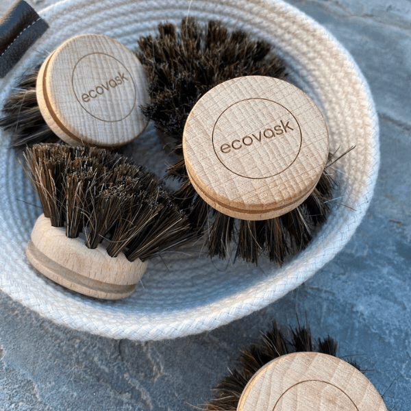 Ecovask Dish Brush Natural Black