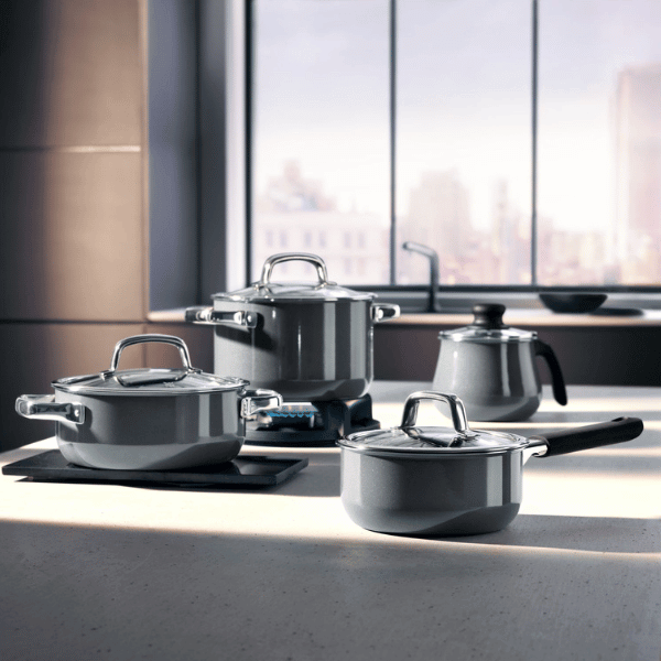 WMF Fusiontec Platinum Cookware Set 4pce