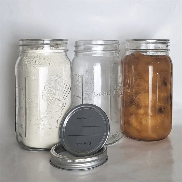 GoodLife Preserving Jar Kit 1L Set of 12