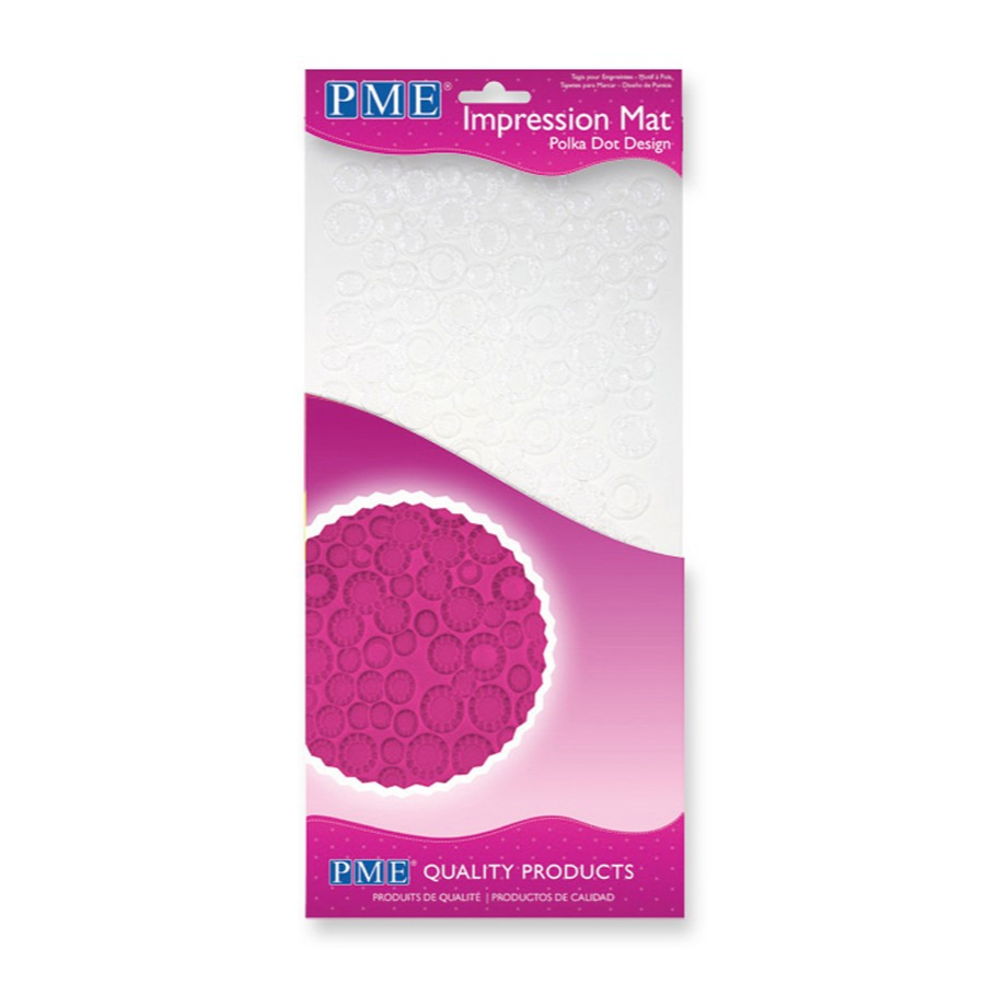 PME Impression Mat Polka Dot