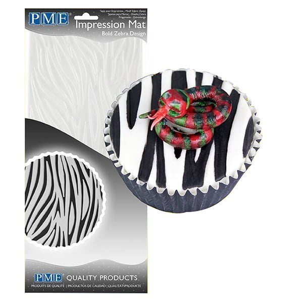 PME Bold Zebra Impression Mat