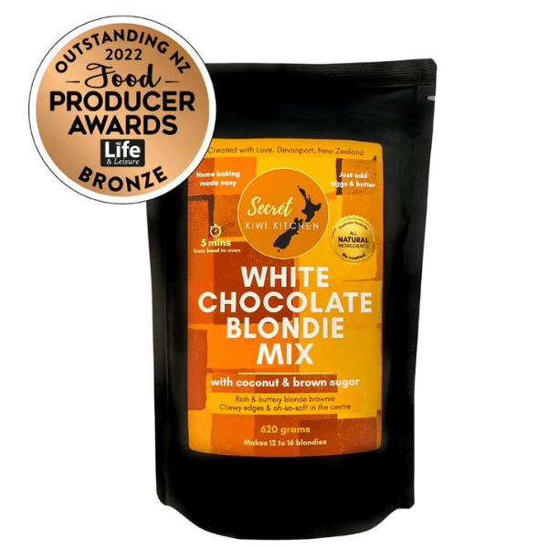 Secret Kiwi Kitchen White Chocolate Blondie Mix