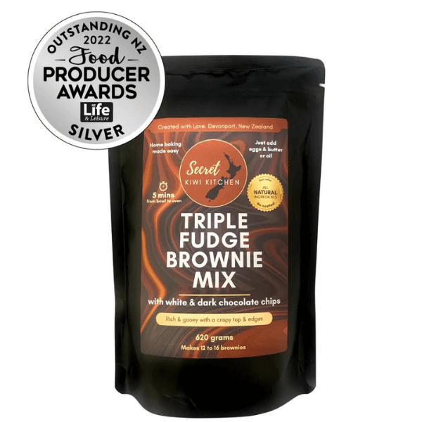 Secret Kiwi Kitchen Triple Chocolate Fudge Brownie Mix