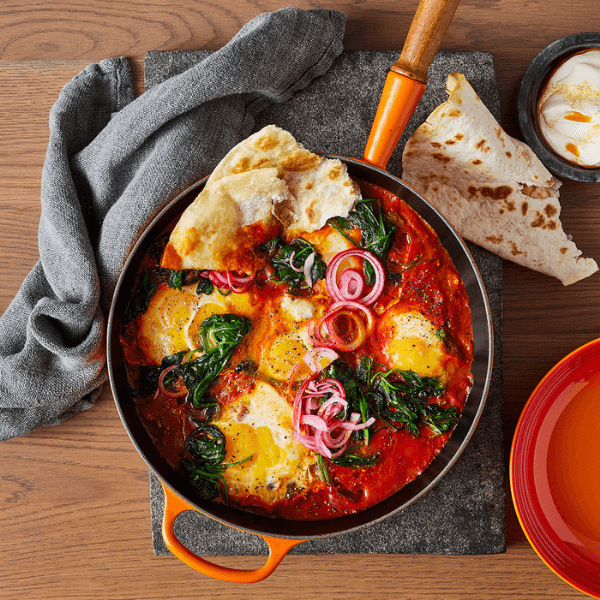 Le Creuset Classic Frypan 28cm with wooden handle
