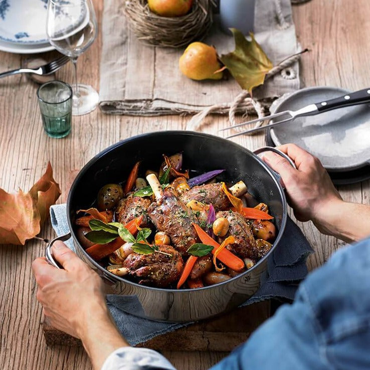 WMF Non-Stick Stew Pot with Glass Lid 28cm Promo