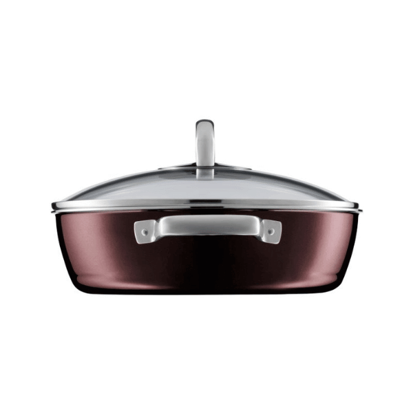 WMF Fusiontec Mineral Rose Oven Pan with Lid 28cm