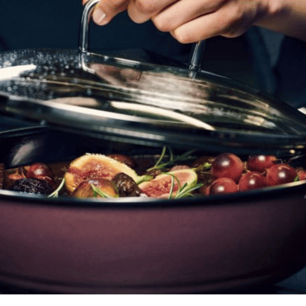 WMF Fusiontec Mineral Rose Oven Pan with Lid 28cm