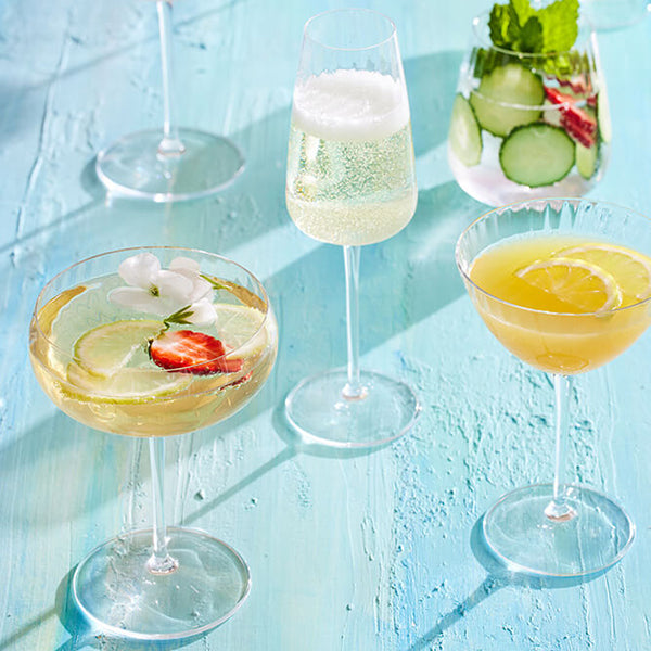 Luigi Bormioli Optica Glasses Martini Set of 4