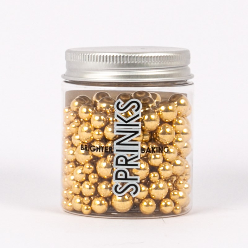 Sprinks Sprinkles Shiny Gold Bubble Bubble 75g