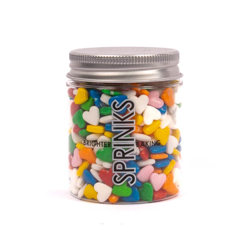Sprinks Sprinkles Rainbow Hearts 80g