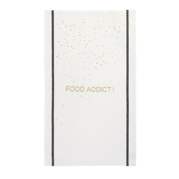 La Cerise sur le Gateau Cotton Tea Towel Food Addict