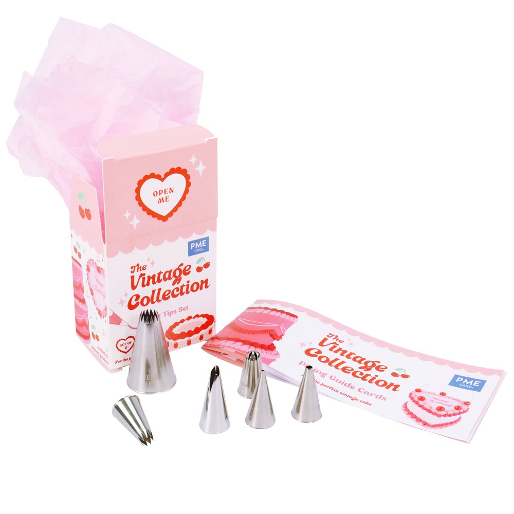 PME Vintage Cake Piping Tip Set