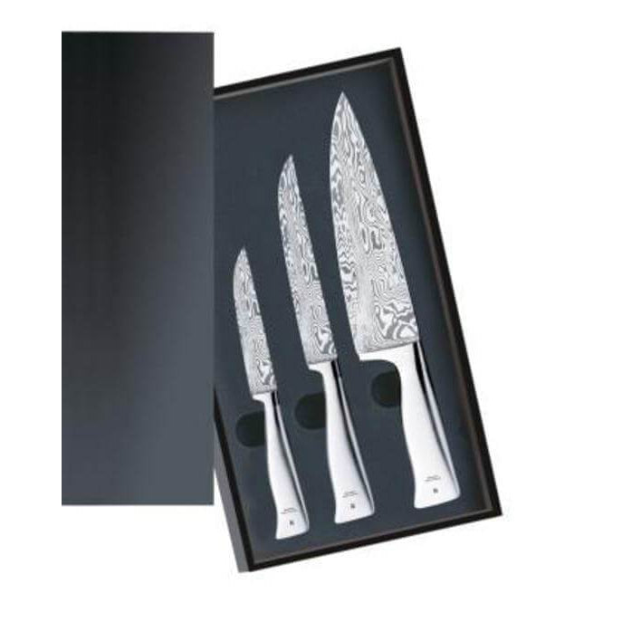 WMF Damasteel 3 piece Knife Set