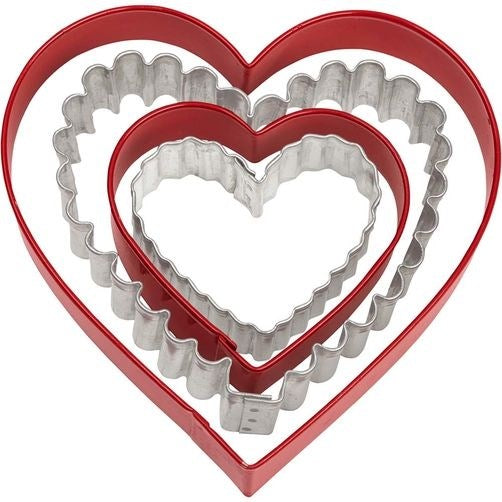 Wilton Nested Heart Cookie Cutter Set 4pc