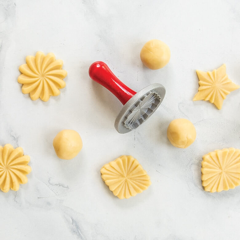 NordicWare Pretty Pleated Cookie Stamps Set of 3