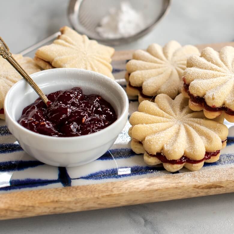 NordicWare Pretty Pleated Cookie Stamps Set of 3