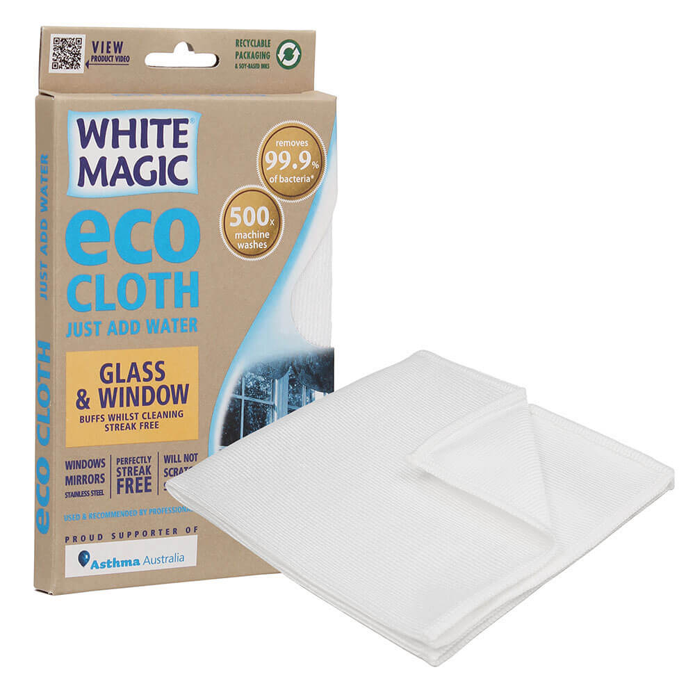 White Magic Eco Cloth Glass and Window