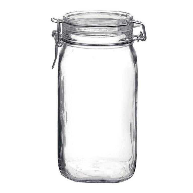 Bormioli Fido Clear Small Cliptop Jars 12pack