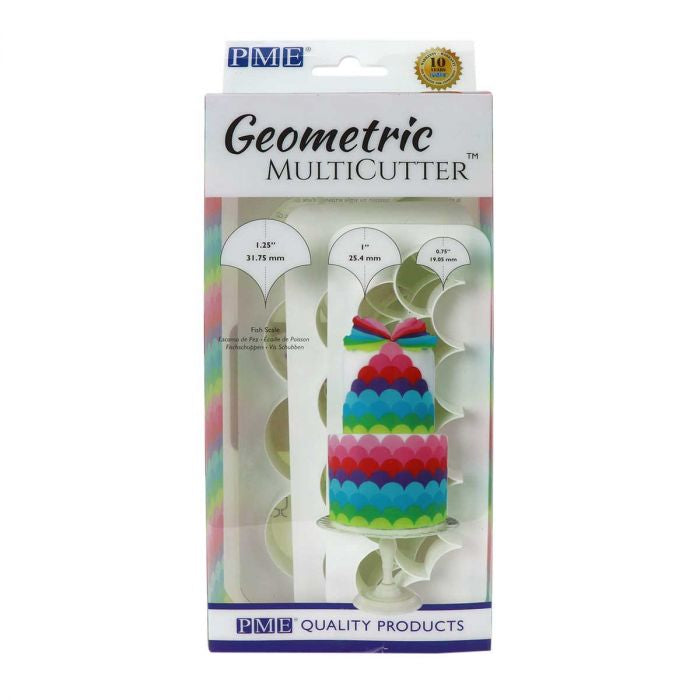 PME Geometric Multicutter Set Fish Scale