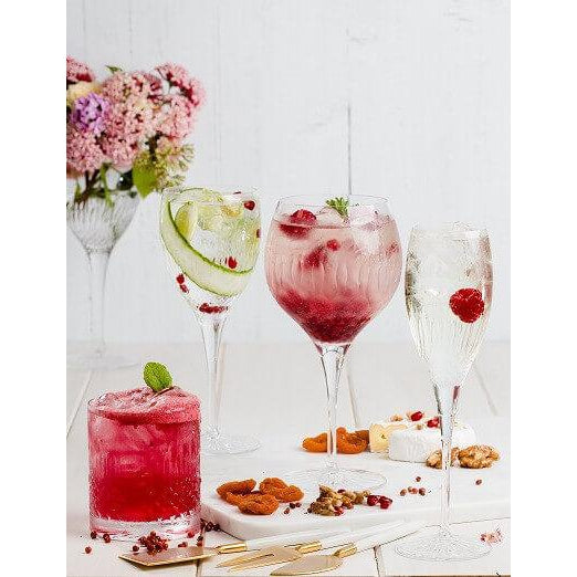 Luigi Bormioli Diamante Glasses DOF 480ml Set of 4