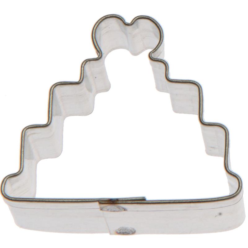 Mini Wedding Cake Cookie Cutter 3.8cm