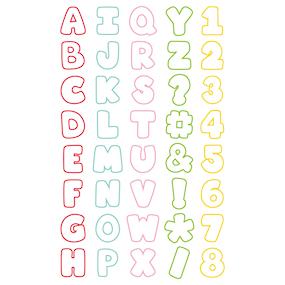 Sweet Sugarbelle Mini Alphabet & Number Cutter Set