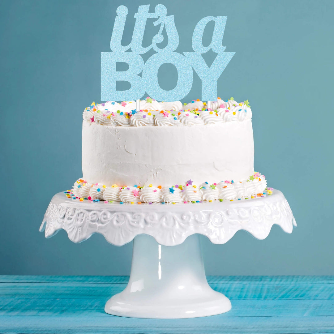 Glitter Baby Cake Topper