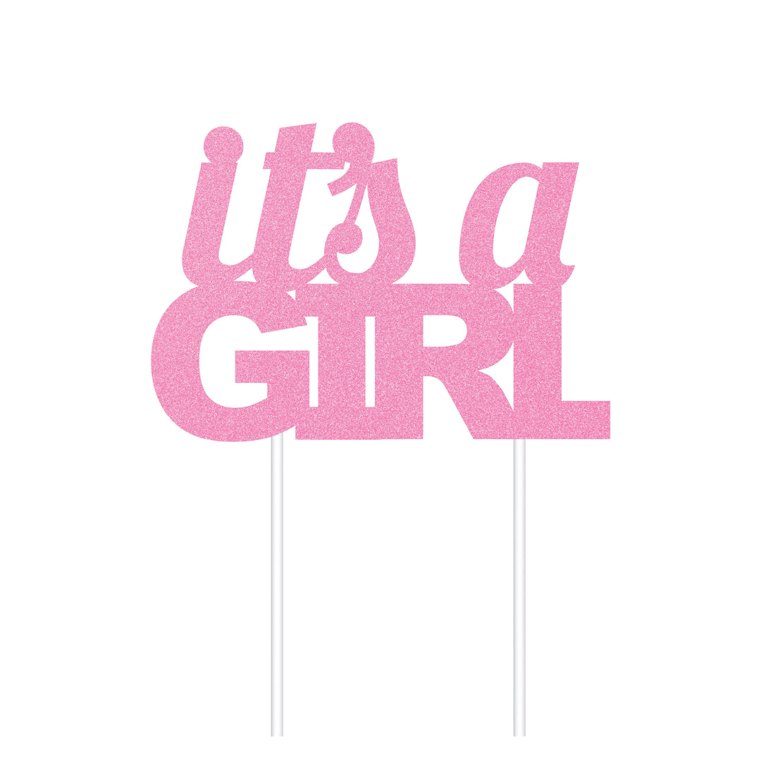 Glitter Baby Cake Topper