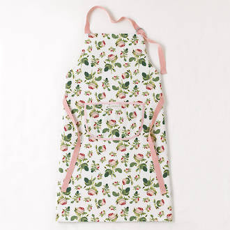 Redoute Rose Apron