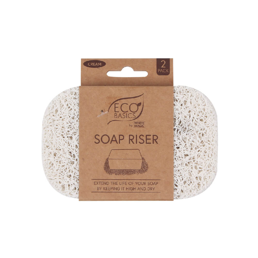 White Magic Soap Riser Set of 2