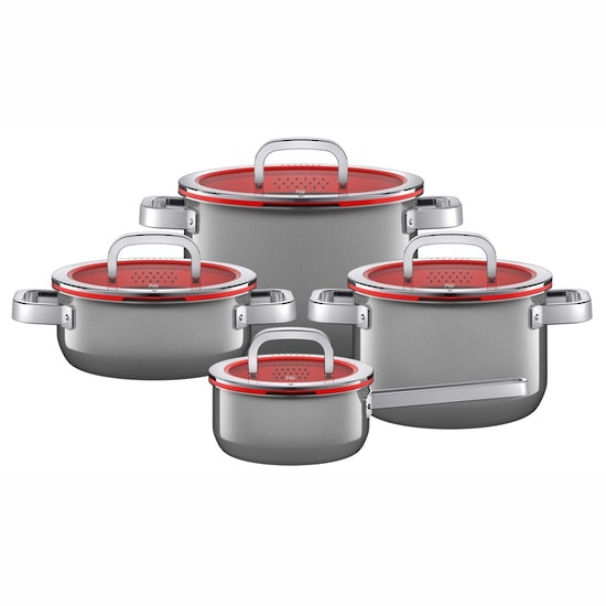 WMF Fusiontec Functional Cookware set 4pce Platinum